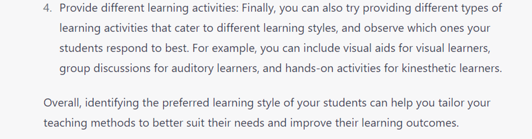 7 Proven ChatGPT Prompts: Analyze learning styles