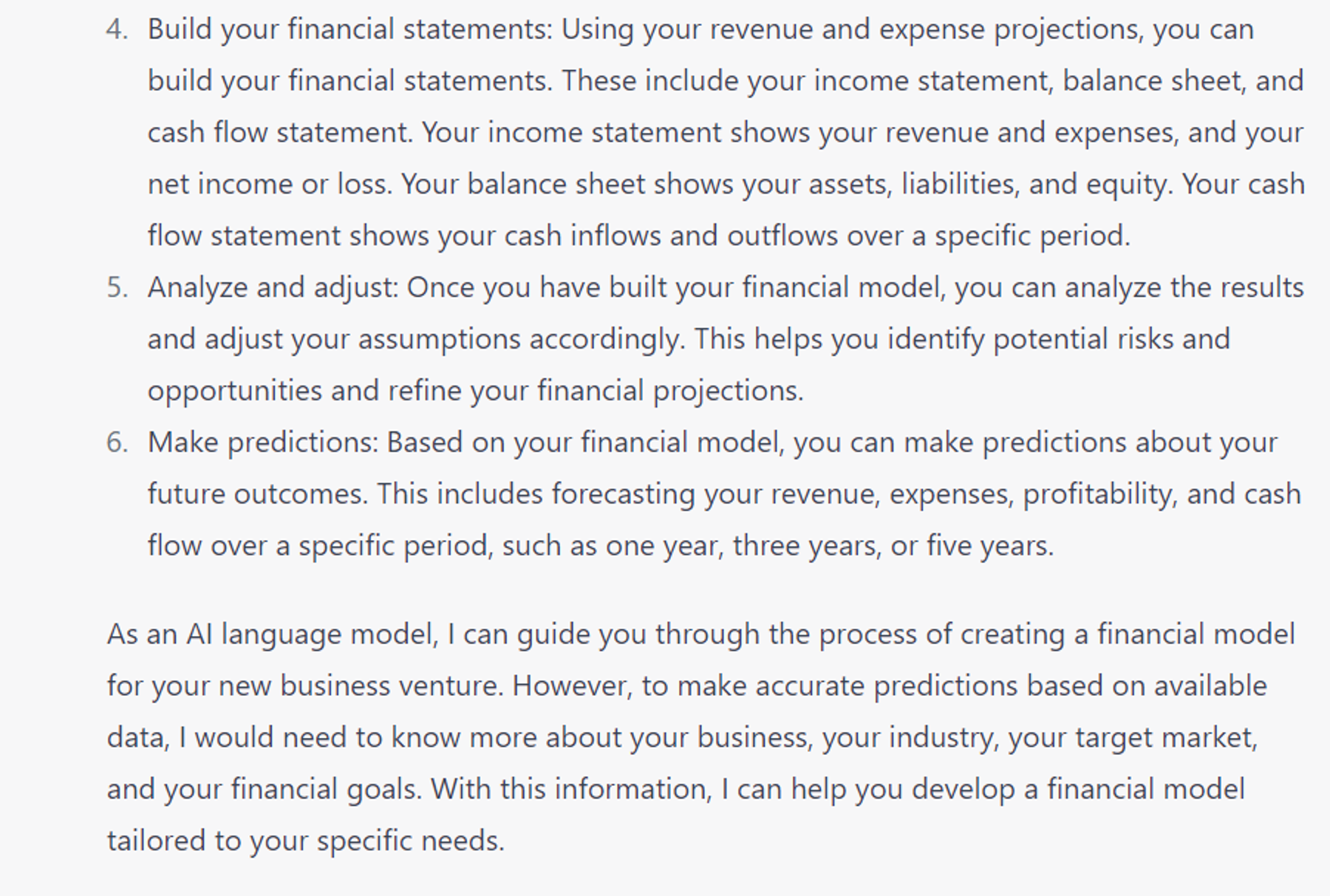  7 Proven ChatGPT Prompts: Analyze financial data