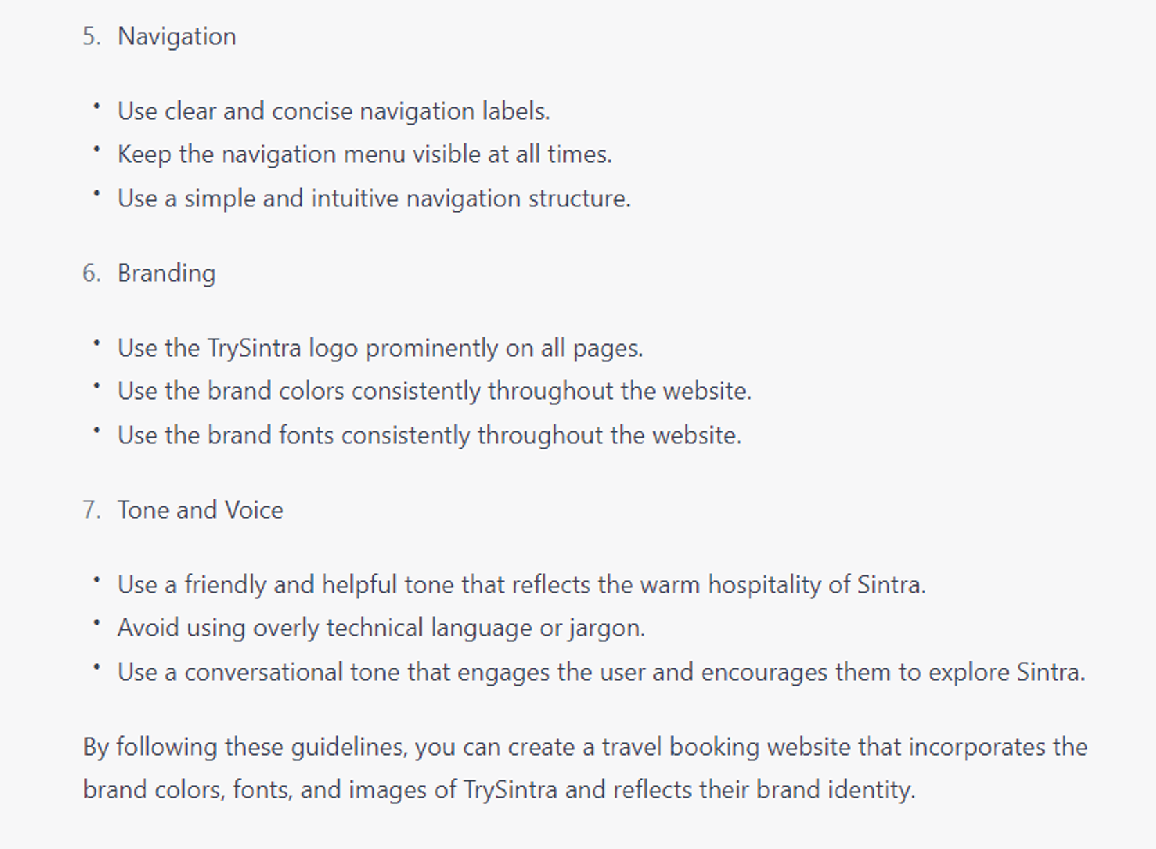  7 Expert ChatGPT Prompts: Create website style guide