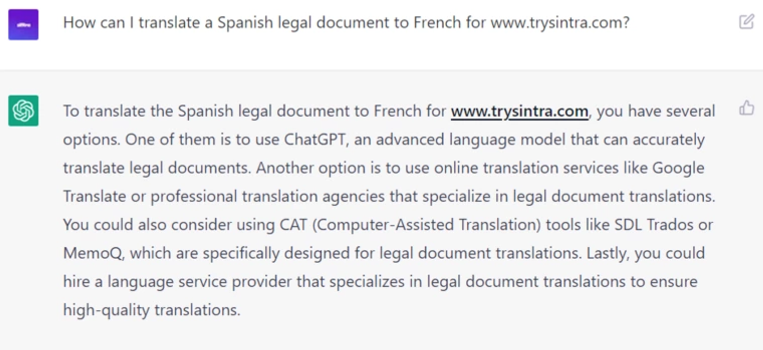  6 Proven ChatGPT Prompts: Translating legal documents