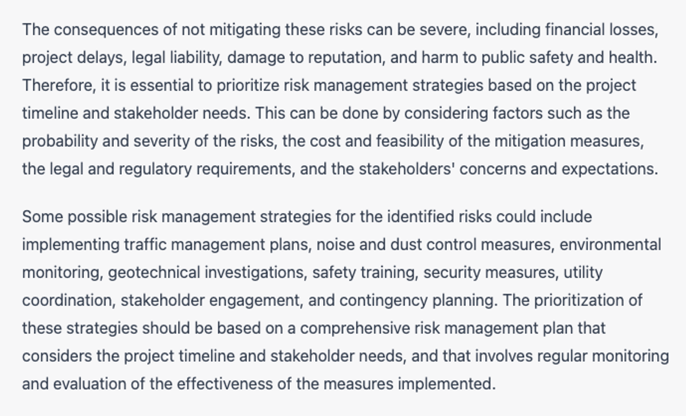  7 Innovative ChatGPT Prompts: Developing project risk assessments