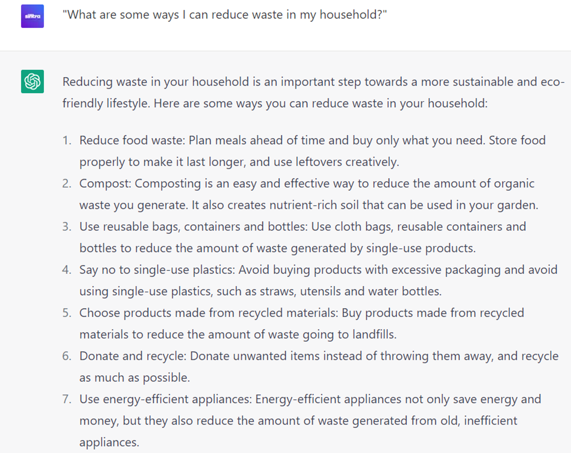  6 Expert ChatGPT Prompts: Reduce household waste